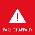 Piktogram farligt affald