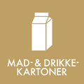 Piktogram mad- og drikkekartoner